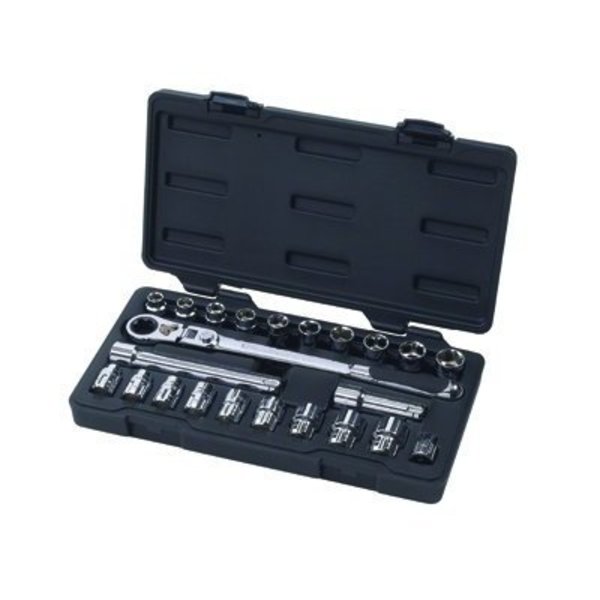 Apex Tool Group SKT SET 3/8" DR 6PT SAE/MET LOK FLEX 23 GWR893823